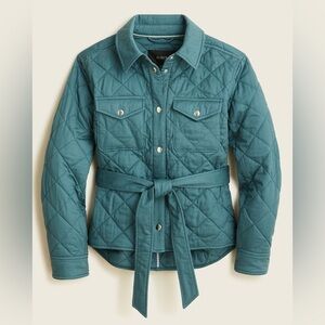 Women’s Medium J. Crew Quilted shirt-jacket with PrimaLoft®